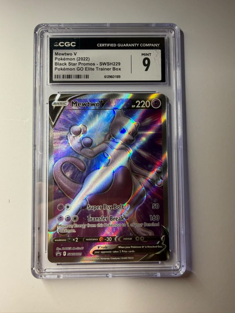 Mewtwo V SWSH229 CGC9