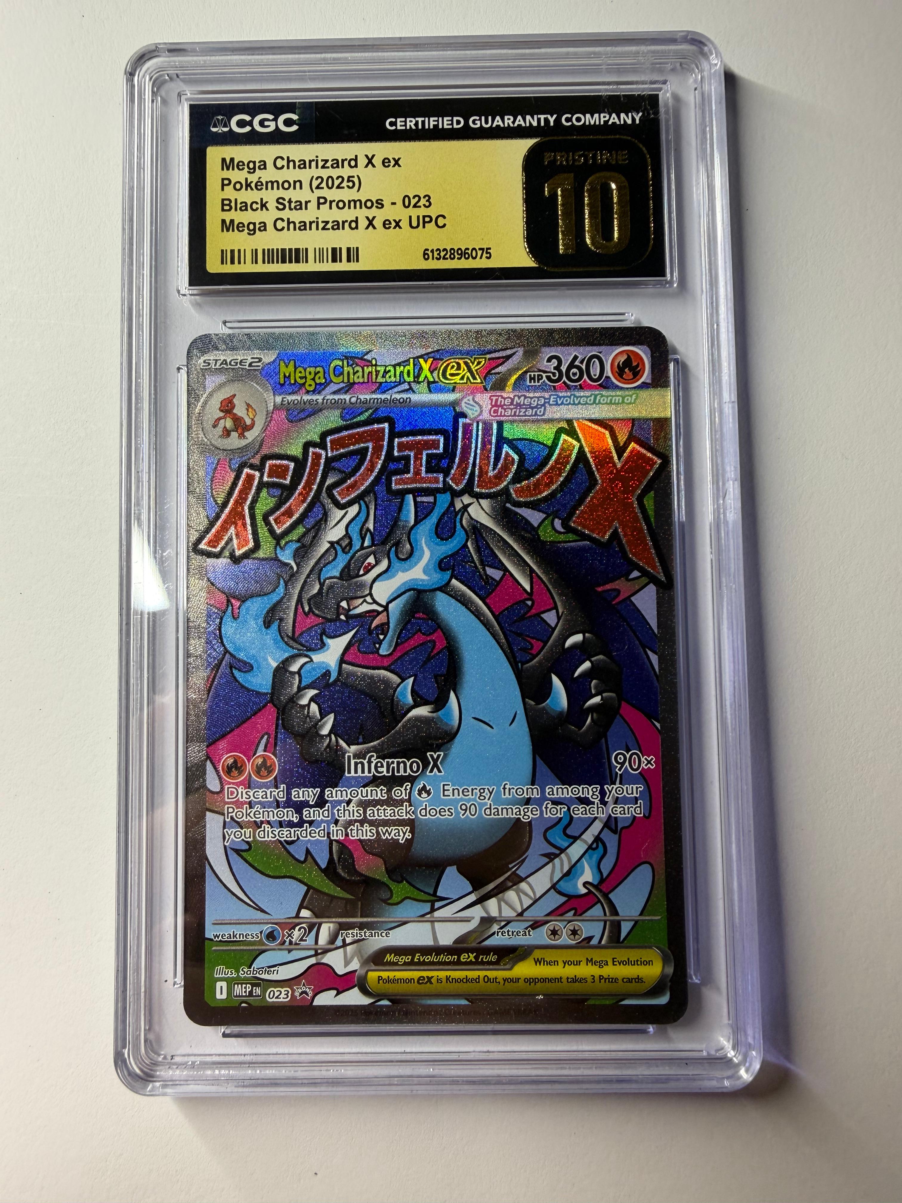 Mega Charizard x Ex Pokémon (2025) Black Star Promociones - CGC Prístino 10 #23