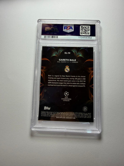 2023-24 Topps Chrome UCC Gareth Bale Golazo Silver Insert