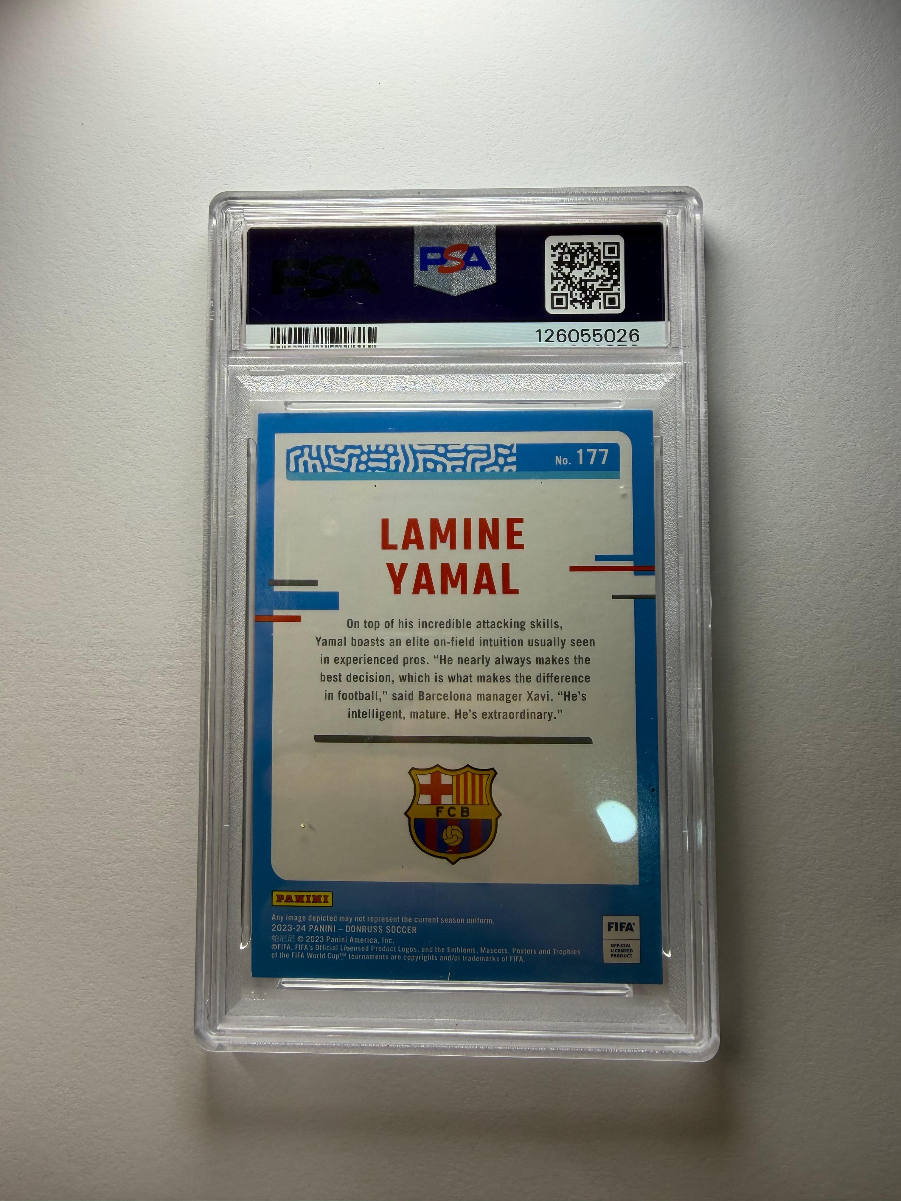 Lamine Yamal #177 [Rookie] 2023 Panini Donruss