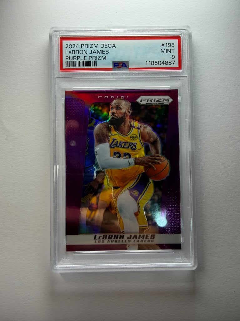 LeBron James [Purple] #198 2024 Panini Prizm Deca